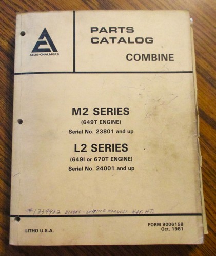 Allis chalmers gleaner - &, l2